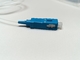 Conector de aço do SC UPC do divisor do tubo do PLC 0.9mm do divisor 1x4 da fibra ótica